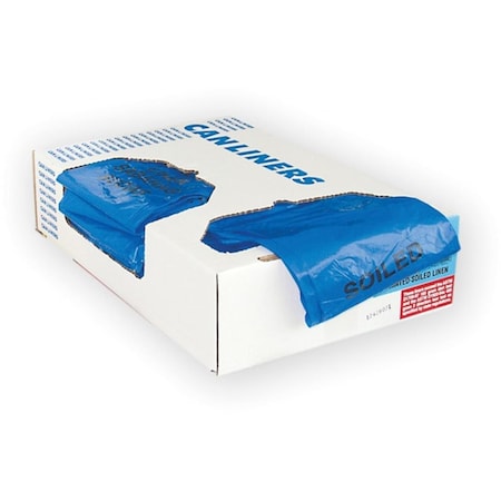 Heritage Bag 1.3 Mil Color-Coded Can Liner, Blue HE465664